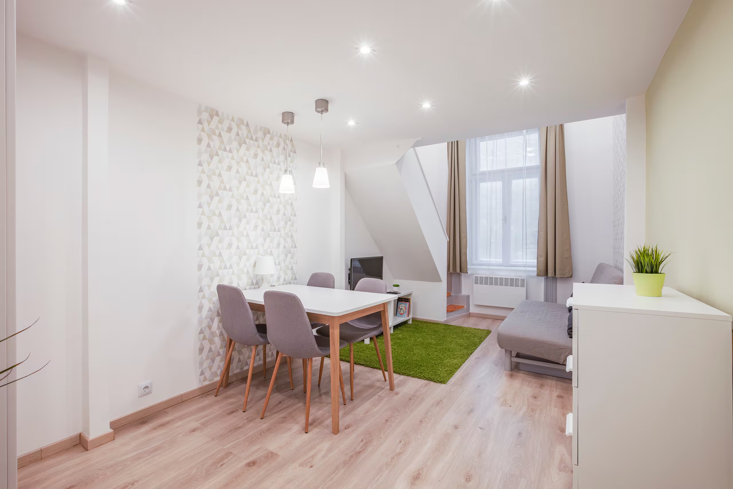 Living room with window