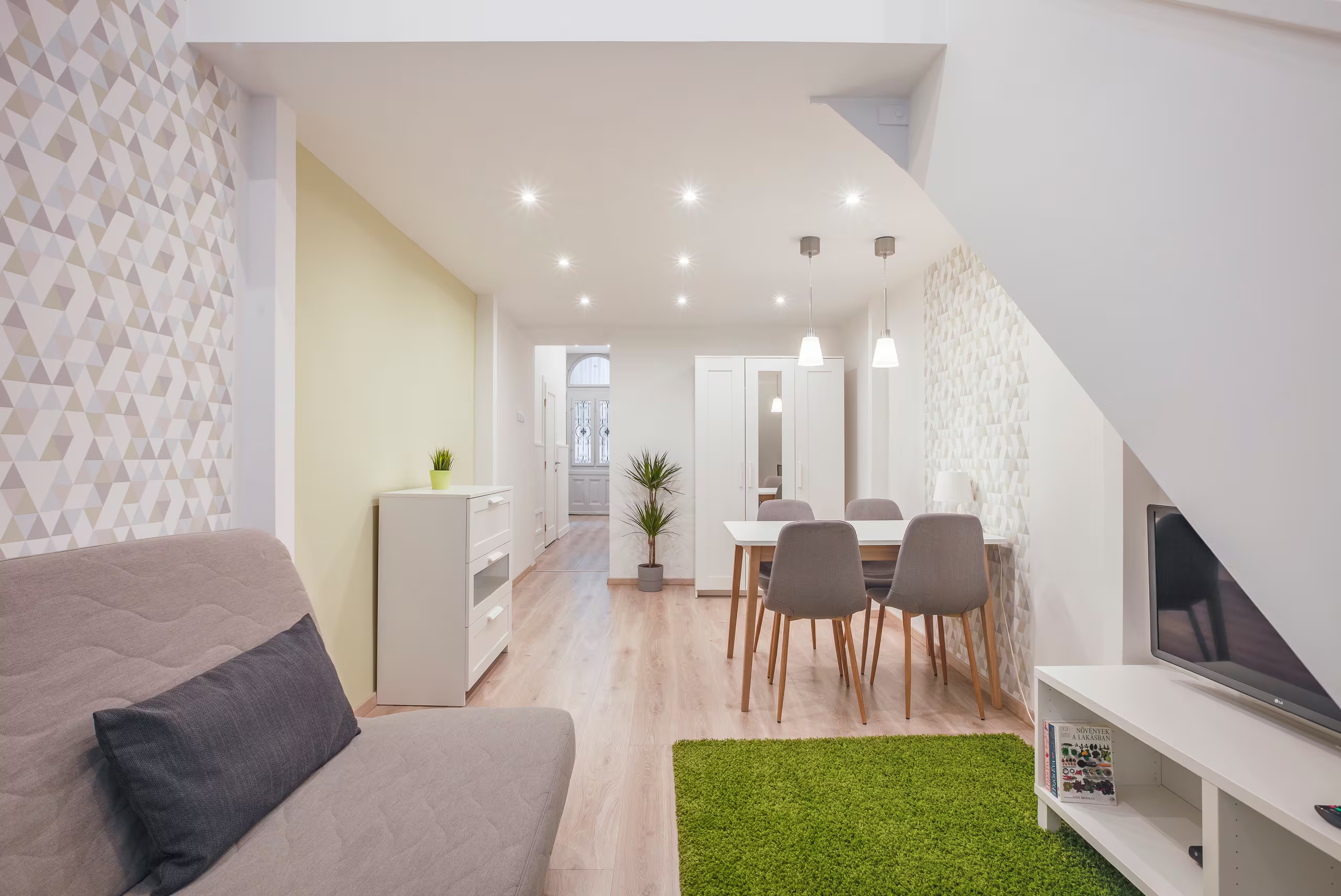 Living and dining area